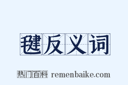 毽反义词是什么意思的图片